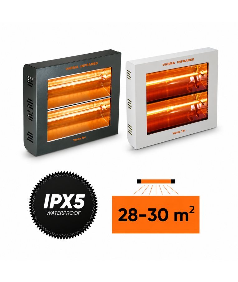 Halogeniniai infraraudonųjų spindulių šildytuvai VARMA V400/2V 1