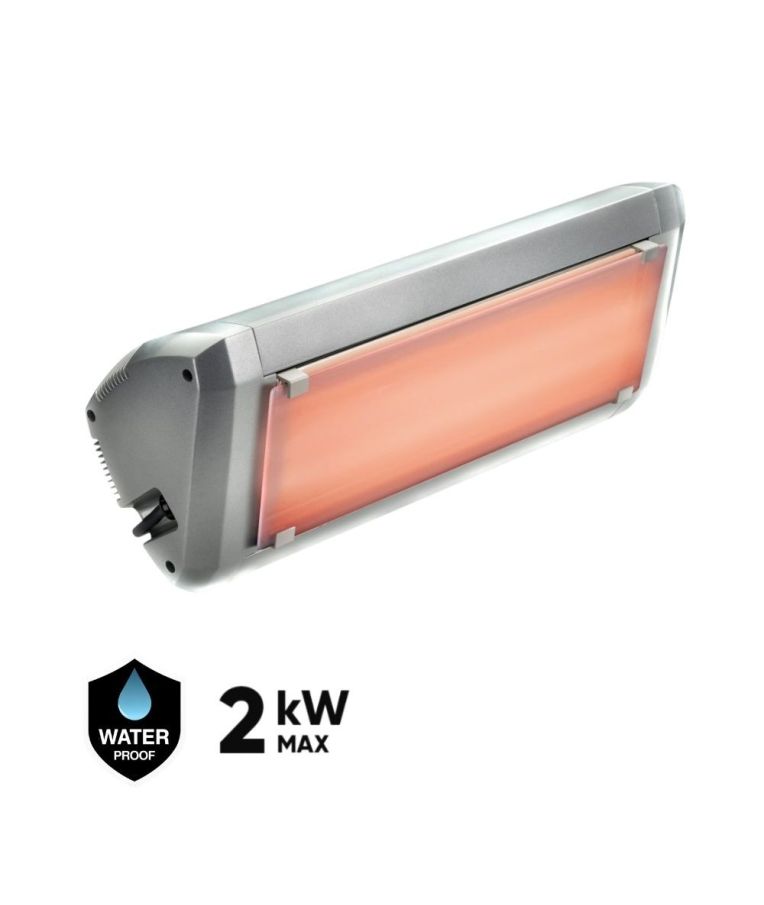 Halogeninis infraraudonųjų spindulių šildytuvas HELIOSA 9.1 (su šviesą slopinančiu stiklu)