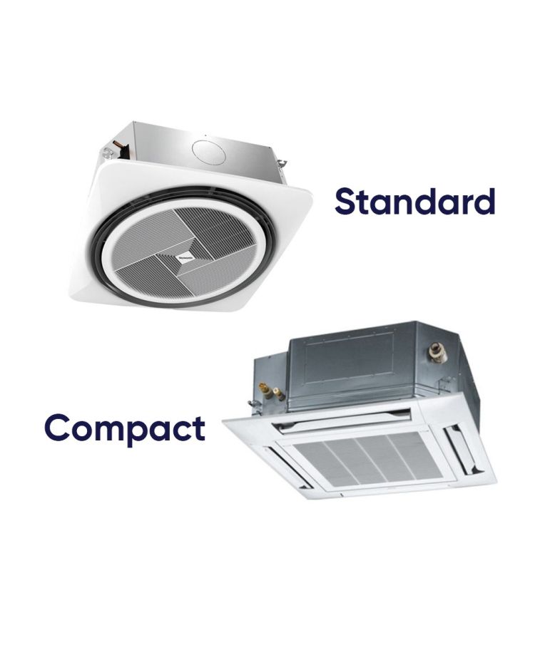 Kasetinių mono-split šildymo-kondicionavimo sistemų Tekno Point komplektai 2