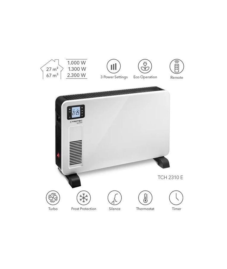 Konvekcinis šildytuvas Trotec TCH 2310 E 3