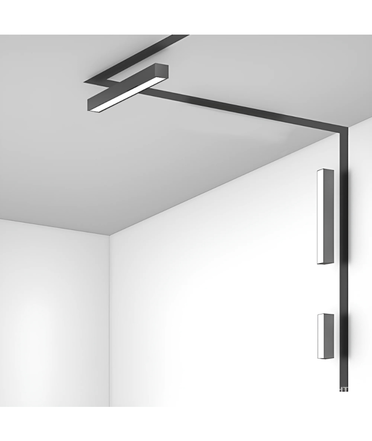 Linijinis magnetinės sistemos šviestuvas Braytron LNR300 LED, 10 W, juodas 4