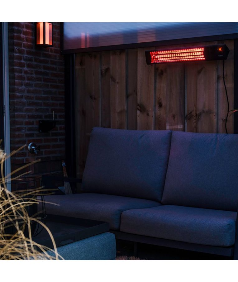 Halogeninis infraraudonųjų spindulių lauko šildytuvas Sunred Dark Smart WiFi (prekė su trūkumais) 8