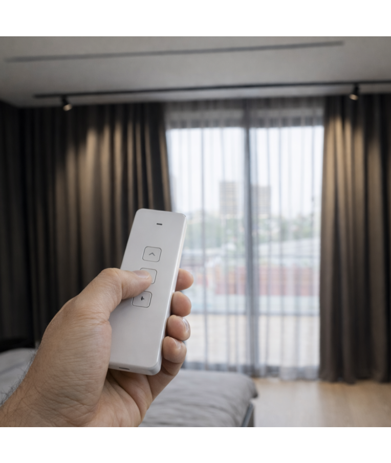 Išmanusis elektrinis karnizas užuolaidoms (4m) Feelspot FS-CM04W WiFi, Tuya 11