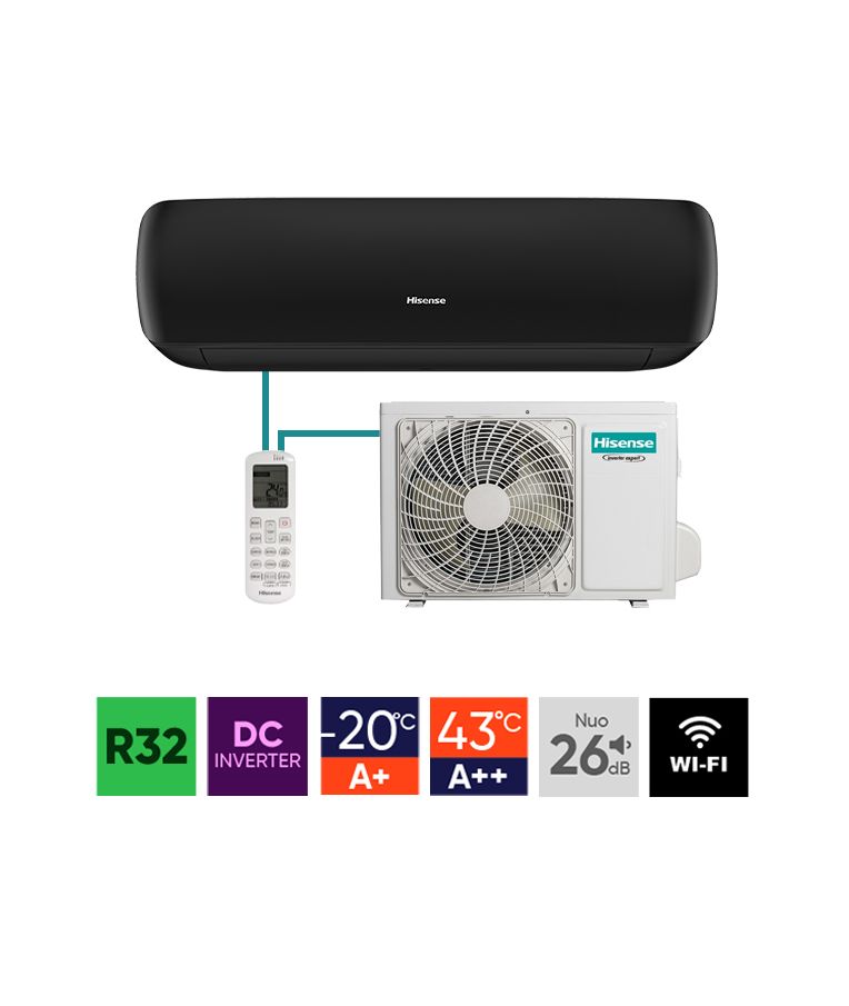 Vidinis sieninių multi-split sistemų blokas - oro kondicionierius Hisense Mini Apple Pie Pro 2