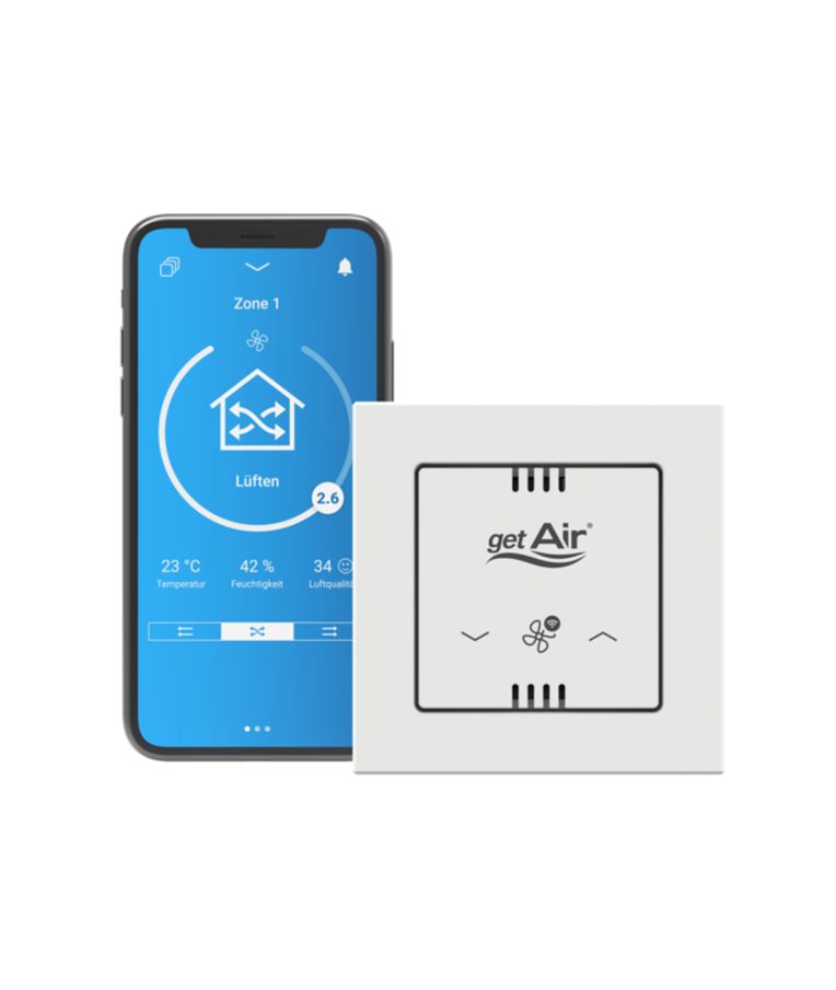 Mini rekuperatoriaus getAir SmartFan Pro BT valdiklis ComfortControl Pro BT 1