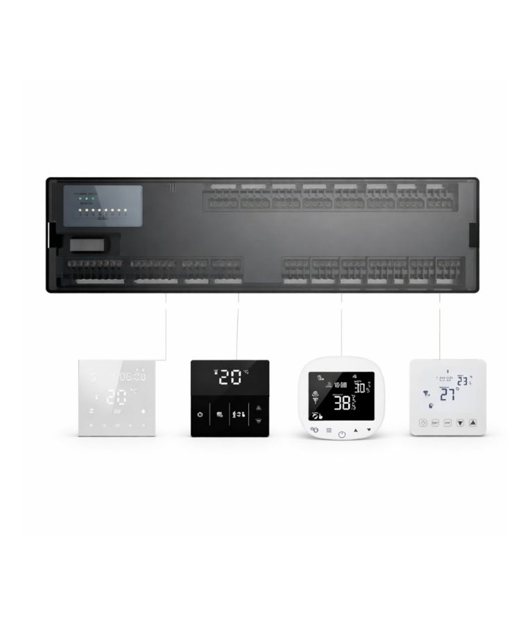 8 zonų laidinis centrinis valdiklis Feelspot CBOX26.08