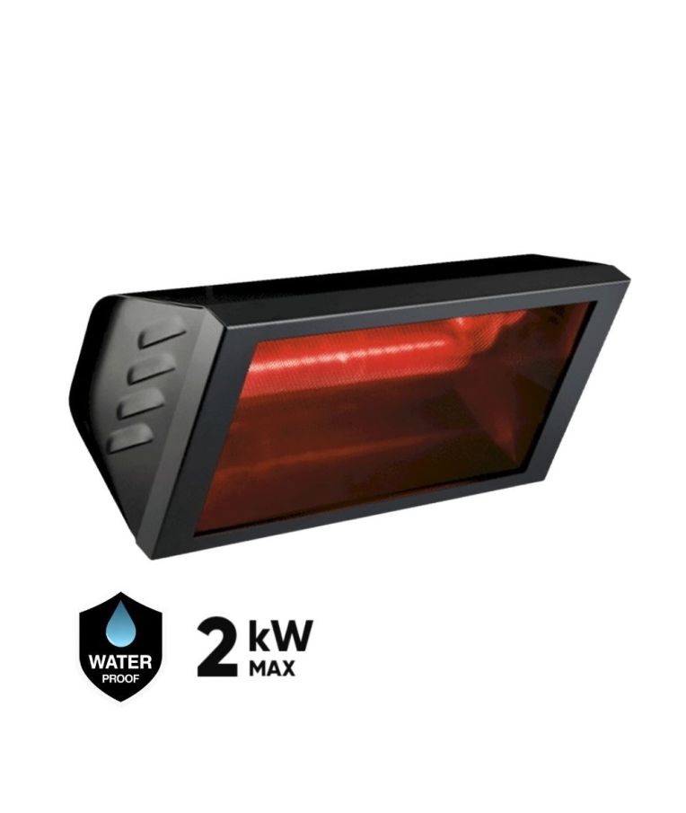 Halogeninis infraraudonųjų spindulių šildytuvas Helios Radiant Black