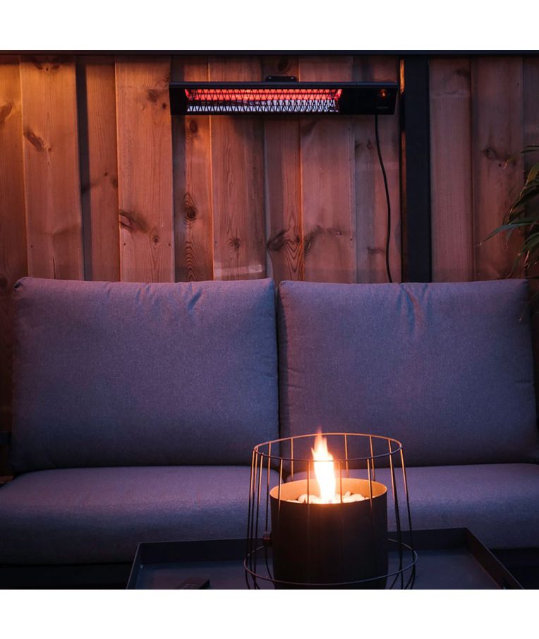 Halogeninis infraraudonųjų spindulių lauko šildytuvas Sunred Dark Smart WiFi (prekė su trūkumais) 7