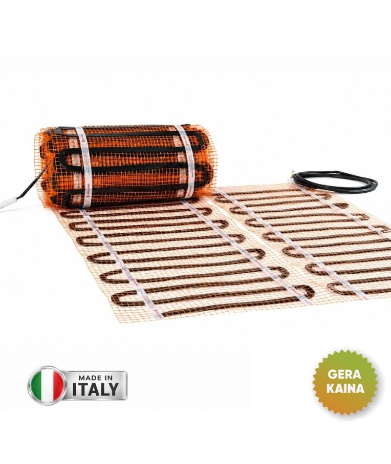 Grindinio šildymo tinklelis Warmset BLACK (prekė su trūkumais)