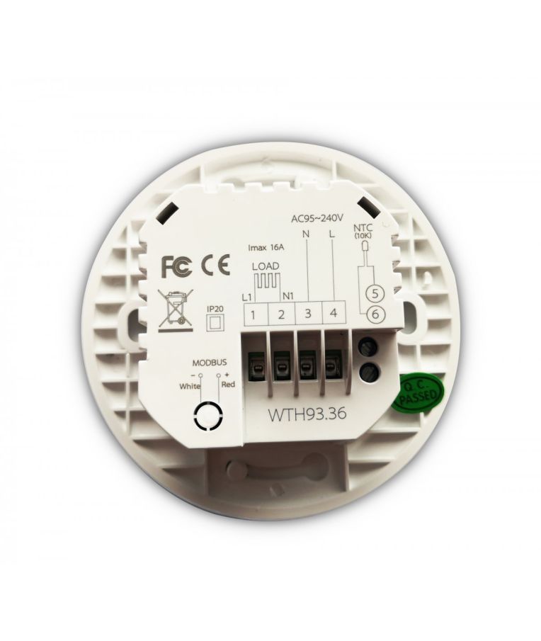Elektroninis programuojamas termostatas (termoreguliatorius) Wellmo WTH93.36 (prekė su trūkumais) 7