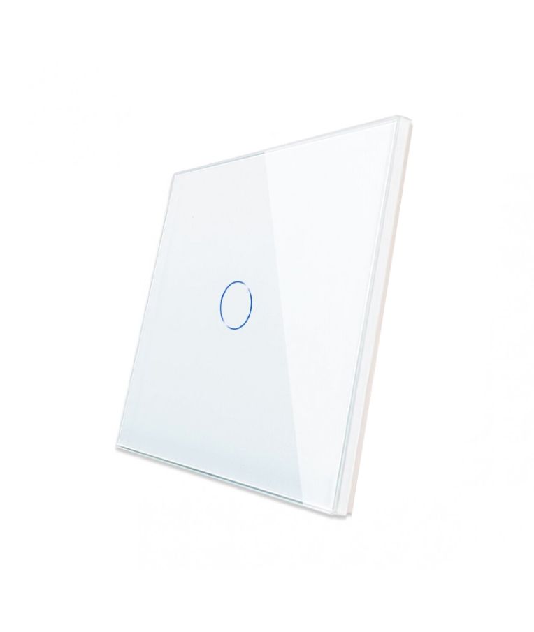 Vienpolis sensorinis jungiklio dangtelis Feelspot, baltas, 86x86mm 3