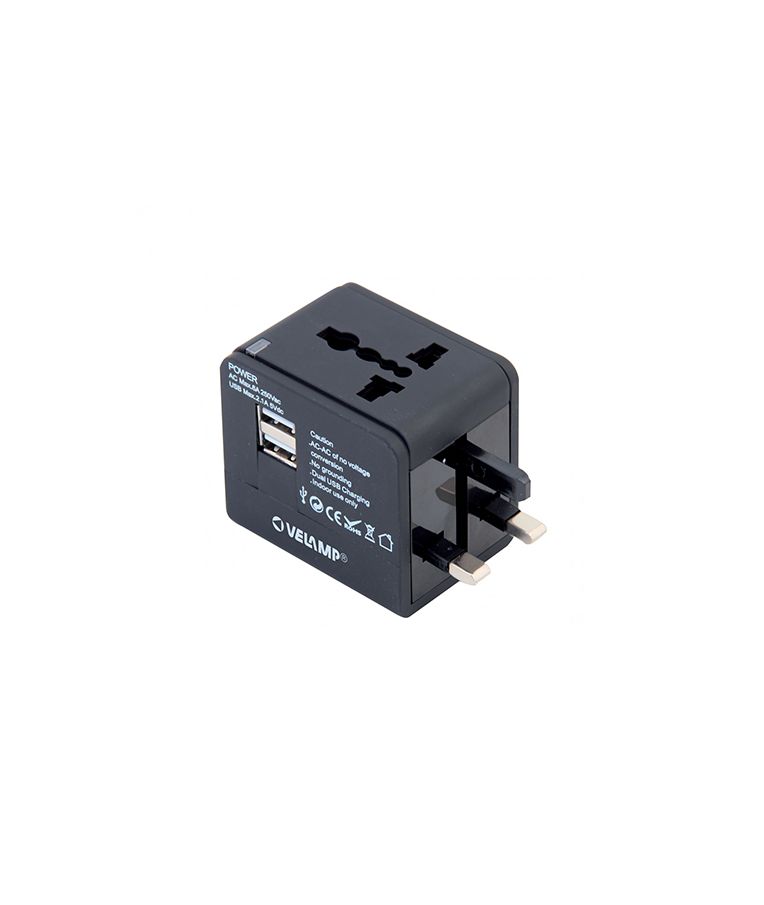 Kelioninis universalus adapteris Velamp SH115 3