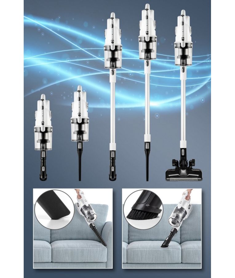 Belaidis dulkių siurblys - šluota Trotec VC 150 E (prekė su trūkumais)