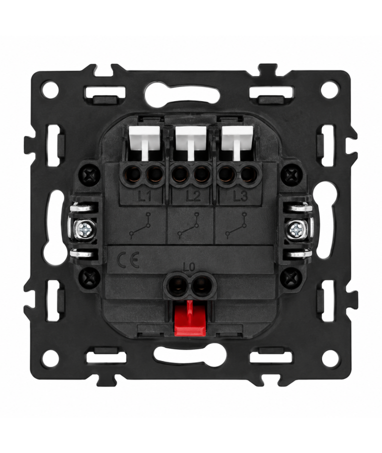 Tripolis mechaninis jungiklis Feelspot FSMJ31B, juodas 2