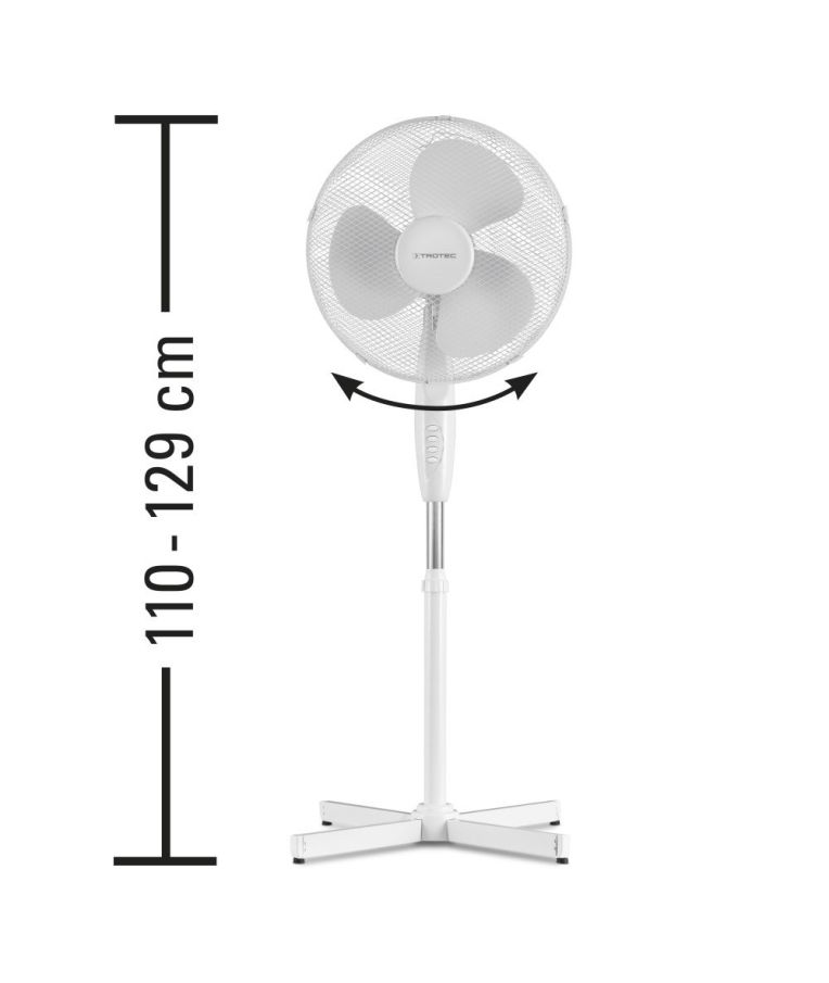 Ventiliatorius su teleskopiniu stovu TROTEC TVE 16 (prekė su trūkumais) 7