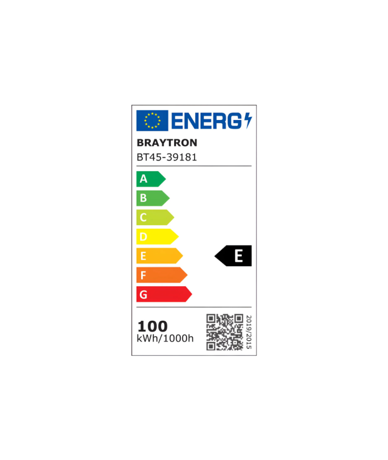 Pramoninis LED šviestuvas Braytron HIBAY, 100 W, juodas 5