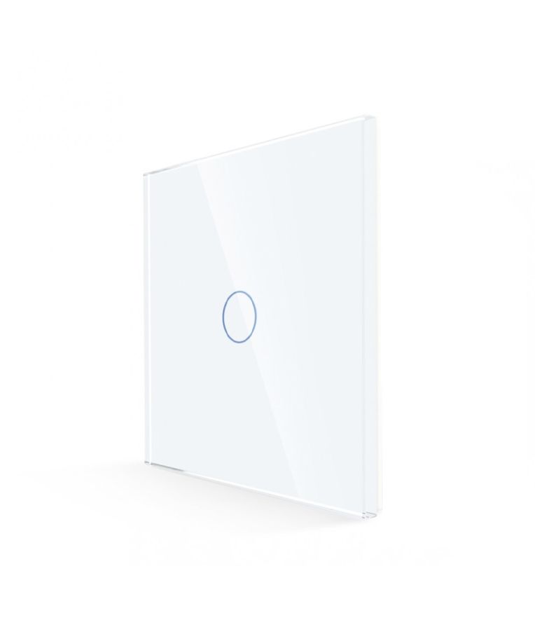 Vienpolis sensorinis jungiklio dangtelis Feelspot, baltas, 86x86mm 2