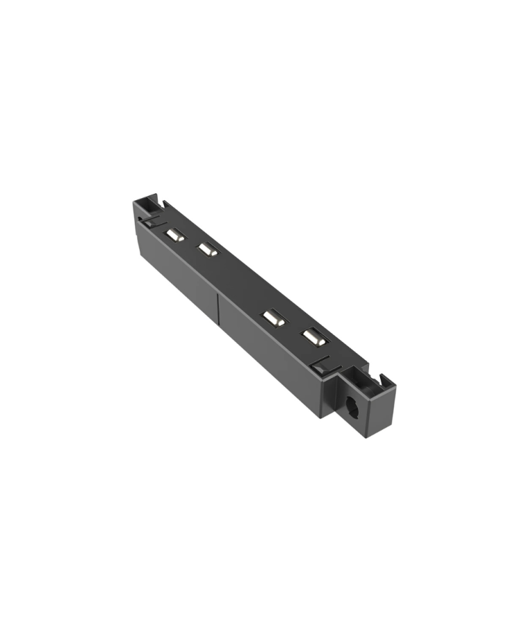 Tiesi magnetinio bėgelio jungtis Braytron M20 ST01, 48 V DC, juoda 2