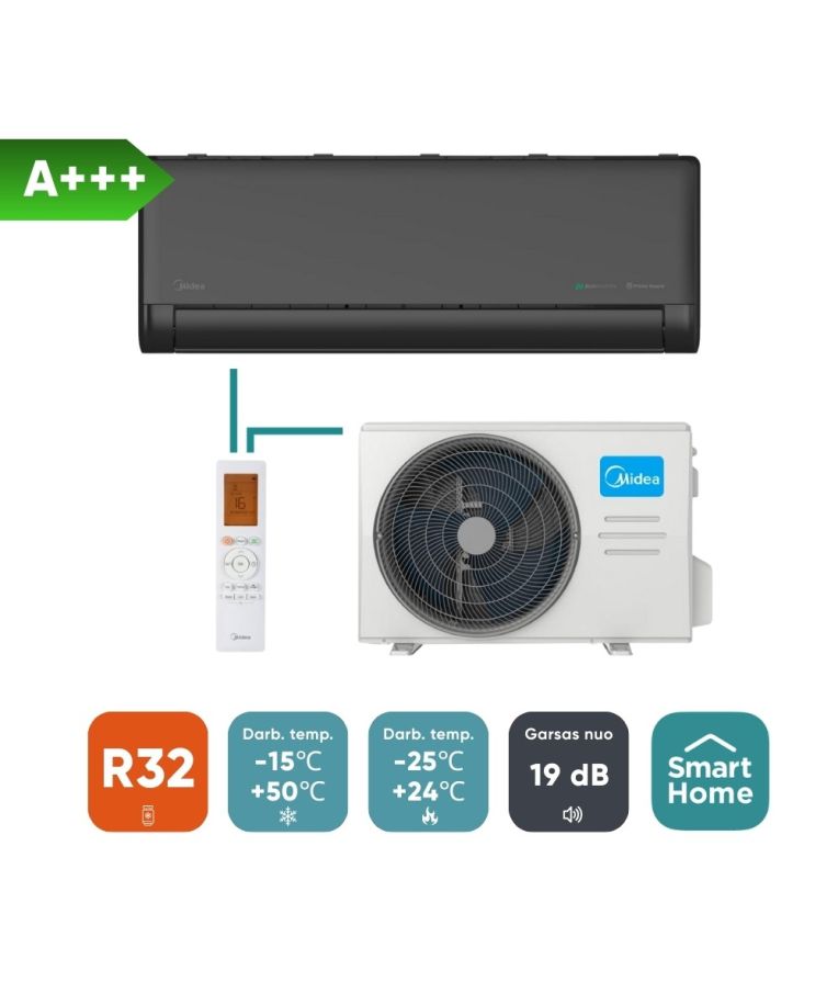 Oro kondicionierius / oras-oras šilumos siurblys Midea EZ (Split komplektai)