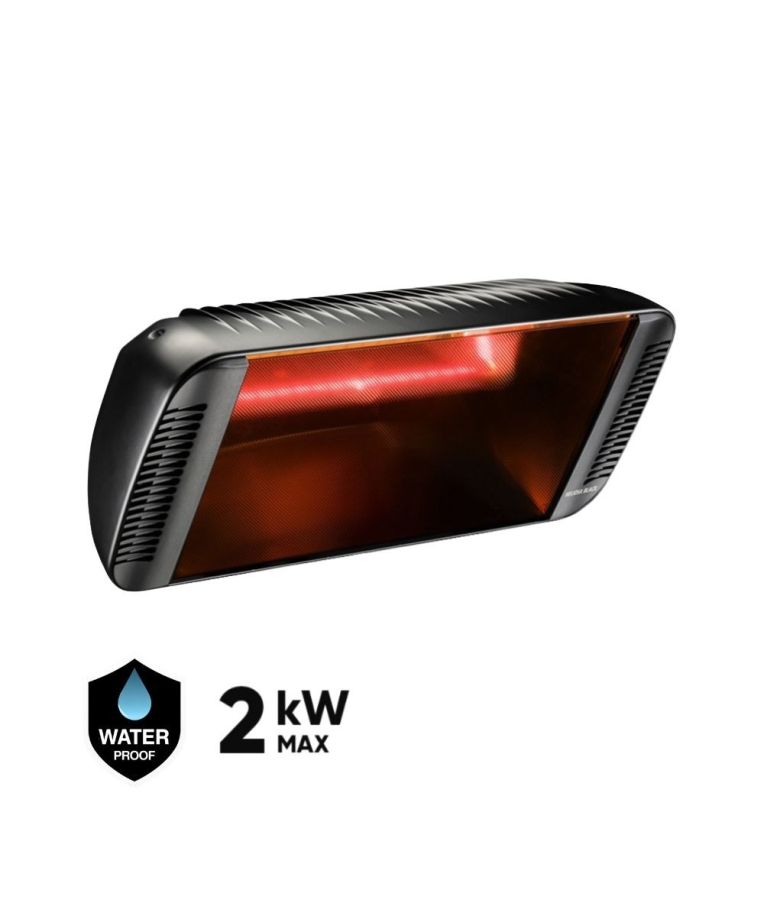 Halogeninis infraraudonųjų spindulių šildytuvas Heliosa 66 Black 1