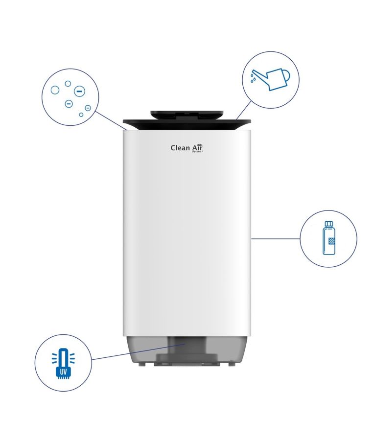 Išmanusis HEPA oro drėkintuvas – valytuvas Clean Air CA-808 Smart