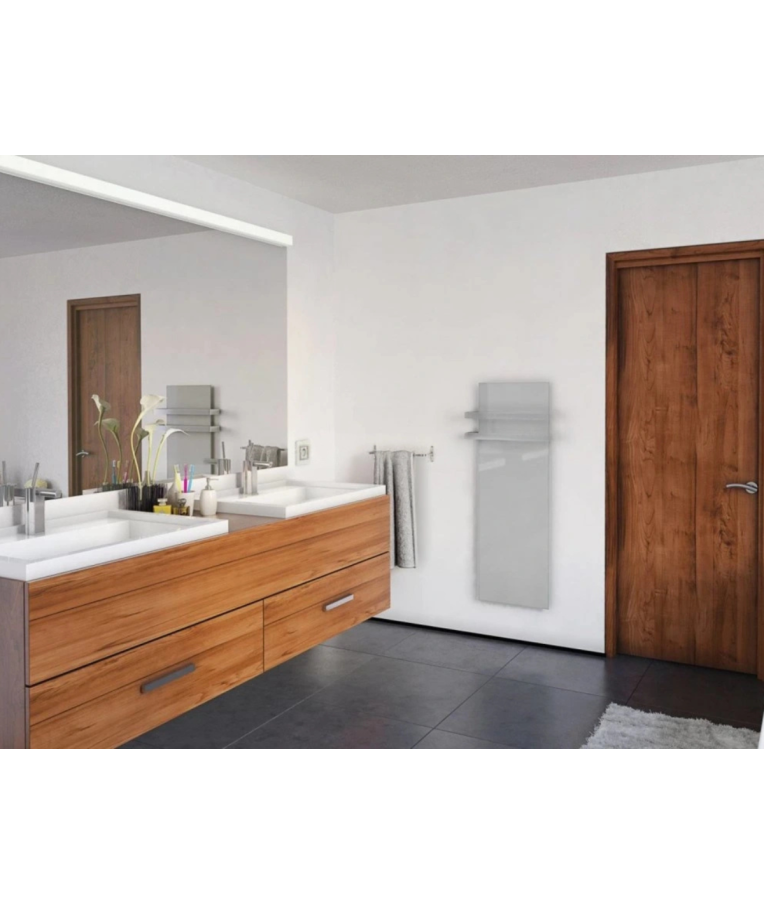 Stiklinės natūralaus šildymo plokštės ECOSUN GS Color Platinos pilka 5