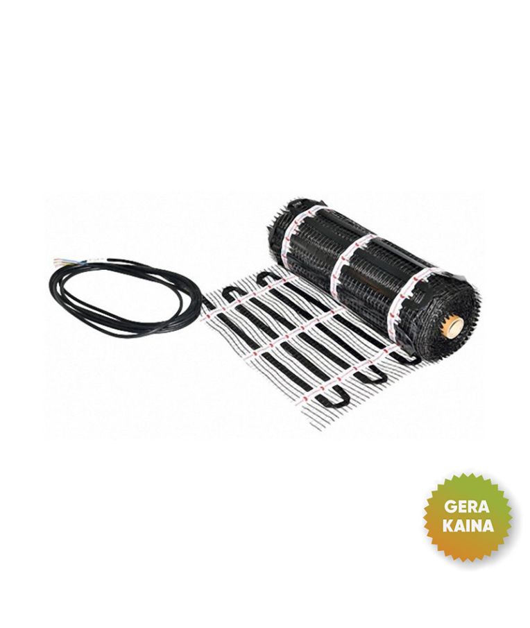 Grindinio šildymo tinklelis Warmset BLACK (prekė su trūkumais)