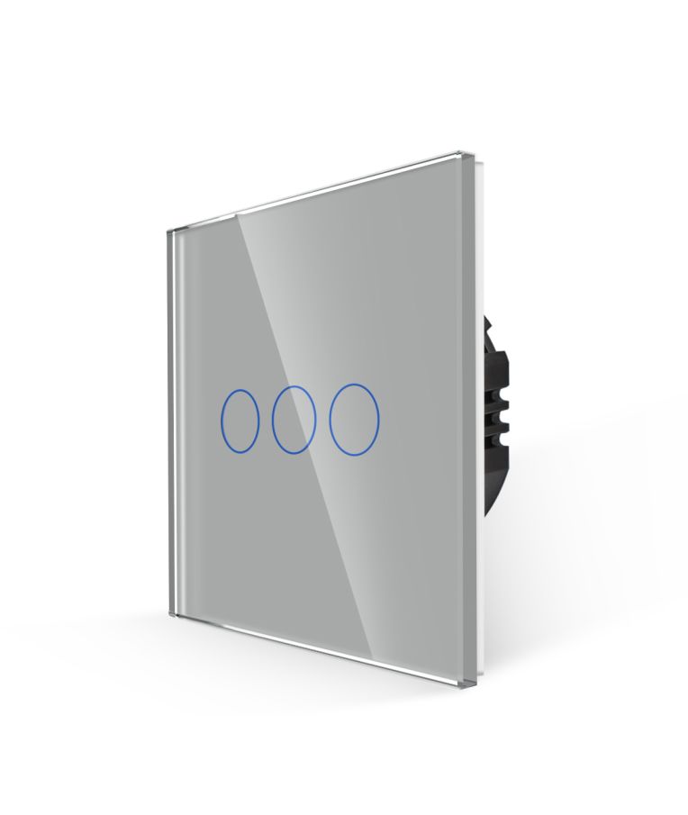 WiFi tripolis sensorinis jungiklis Feelspot, pilkas 600W 3