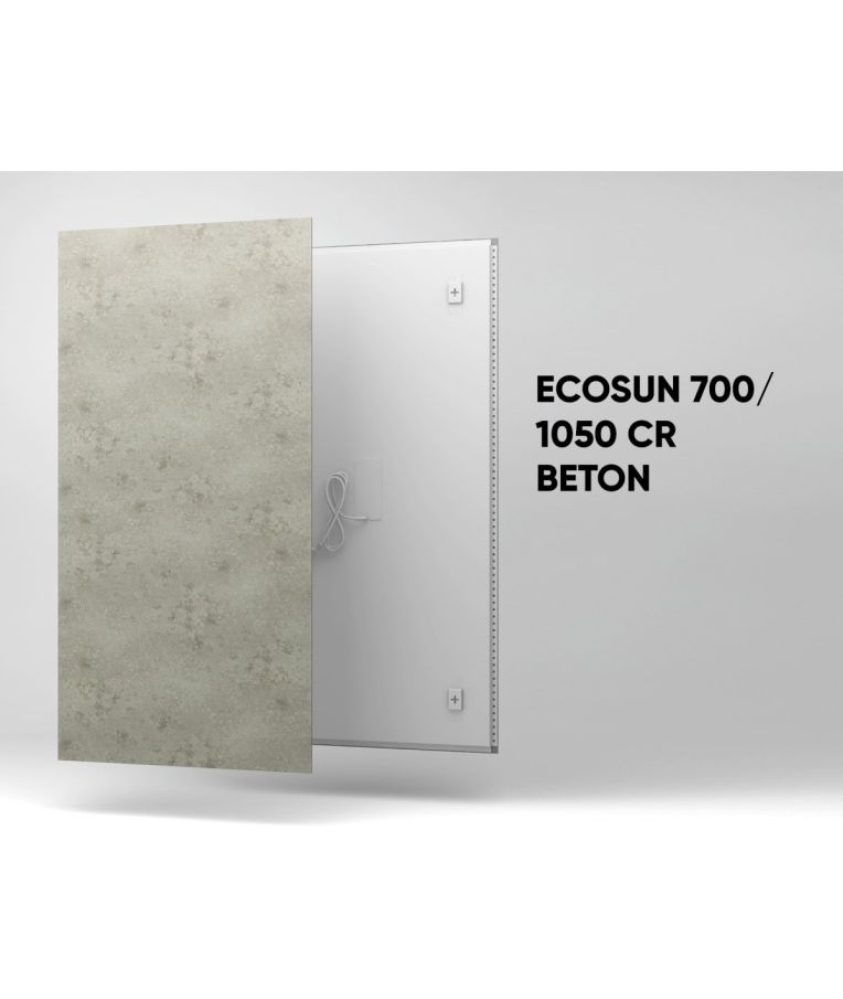 Keramikinės natūralaus šildymo plokštės ECOSUN CR Beton 4