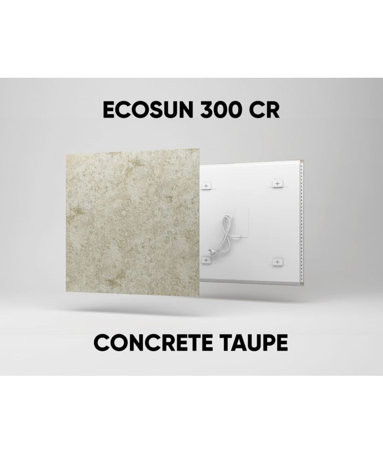 Keramikinės natūralaus šildymo plokštės ECOSUN CR Concrete taupe 2