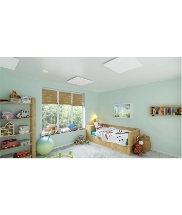 Stiklinės natūralaus šildymo plokštės ECOSUN GS balta 2