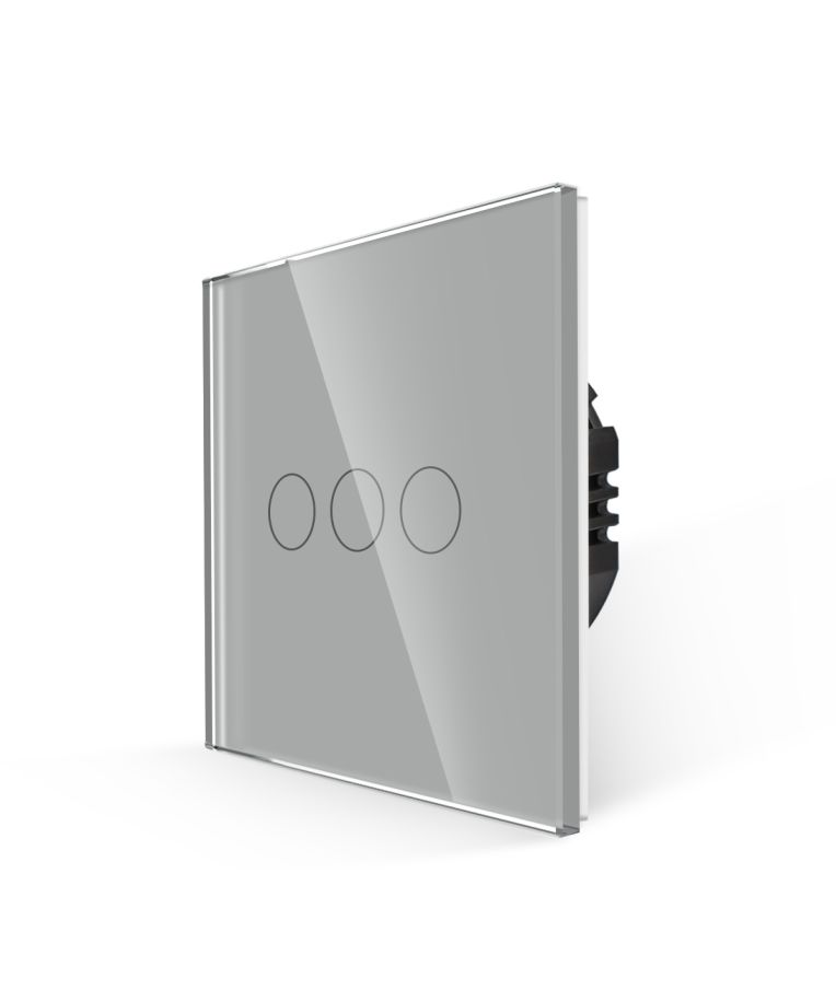 WiFi tripolis sensorinis jungiklis Feelspot, pilkas 600W 2