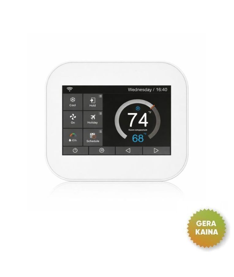 Elektroninis WI-FI termostatas (termoreguliatorius) MC6 (prekė su trūkumais)