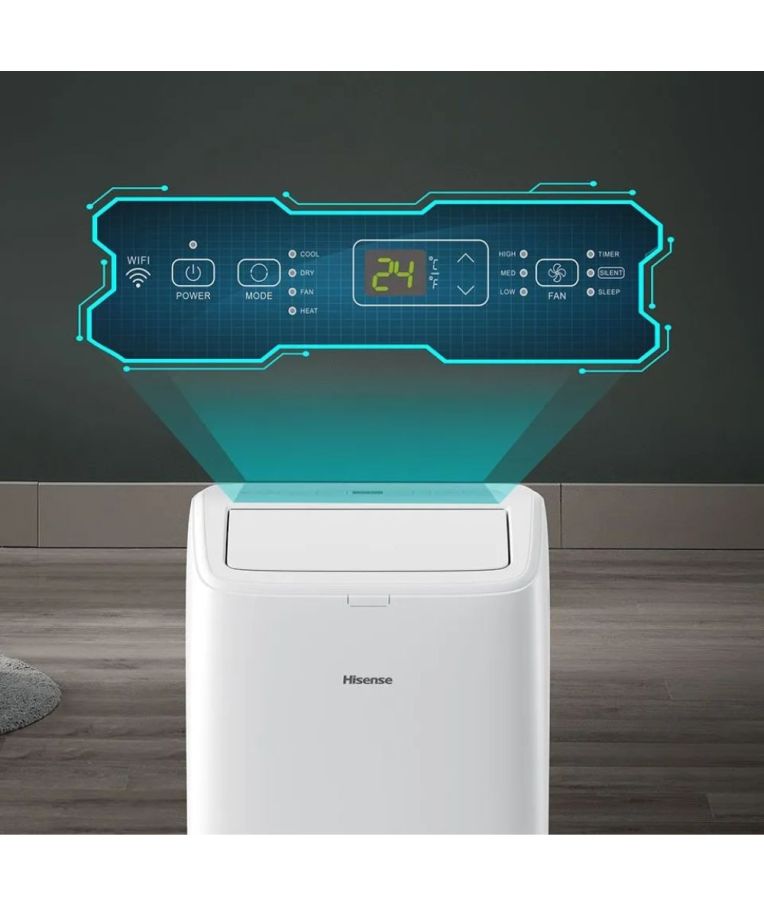 Mobilus 4in1 oro kondicionierius Hisense APH12QC, WiFi
