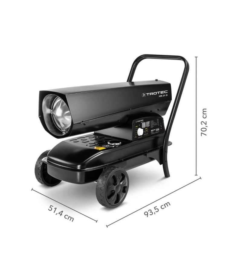 Tiesioginio degimo dyzelinis šildytuvas Trotec IDX 31 D