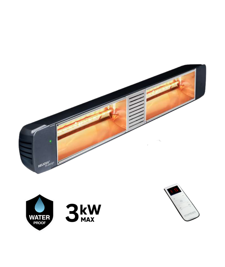 Halogeninis infraraudonųjų spindulių šildytuvas HELIOSA HD 88 RADIO 1