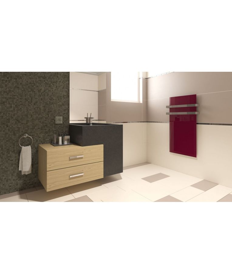 Stiklinės natūralaus šildymo plokštės ECOSUN GS Color Raudona 5