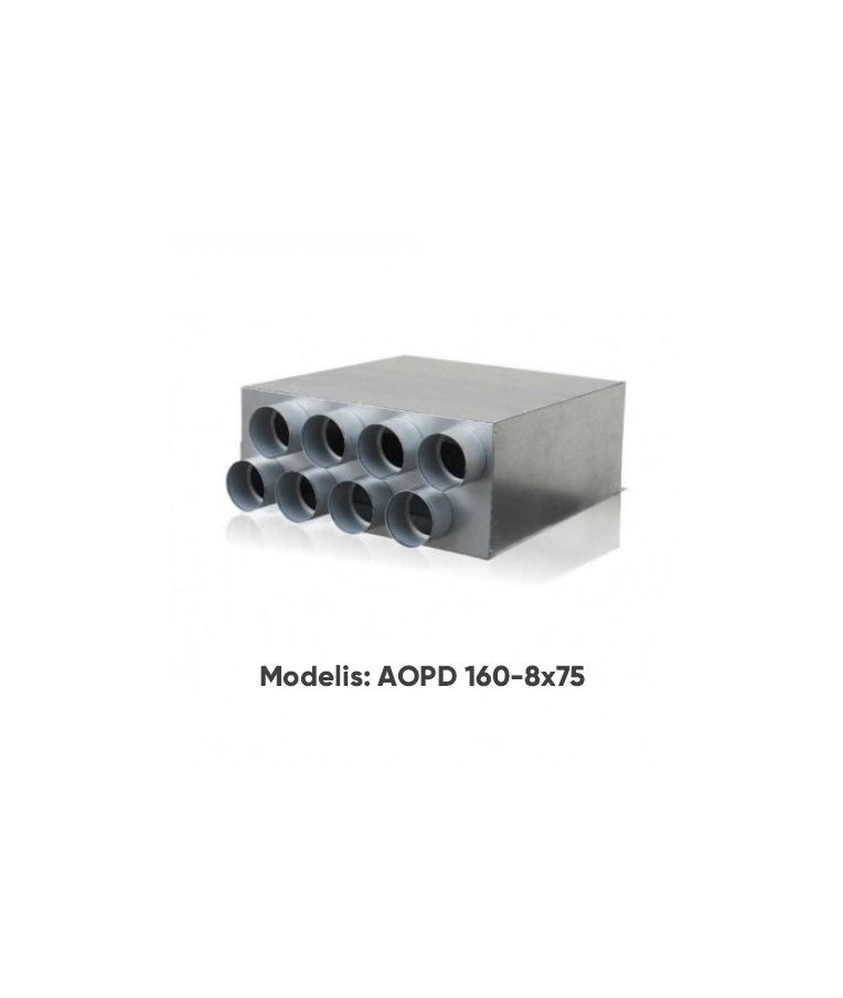 Akustinės oro paskirstymo dėžės AOPD 3