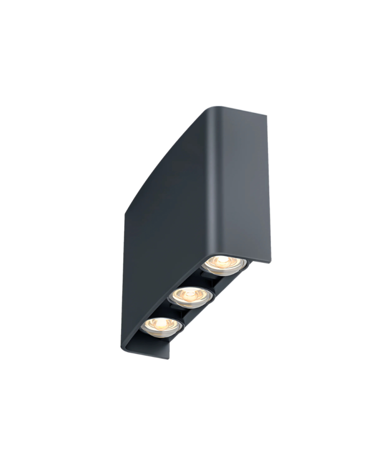 Sieninis lauko šviestuvas Braytron VECTOR LED, 6 W, tamsiai pilkas 1