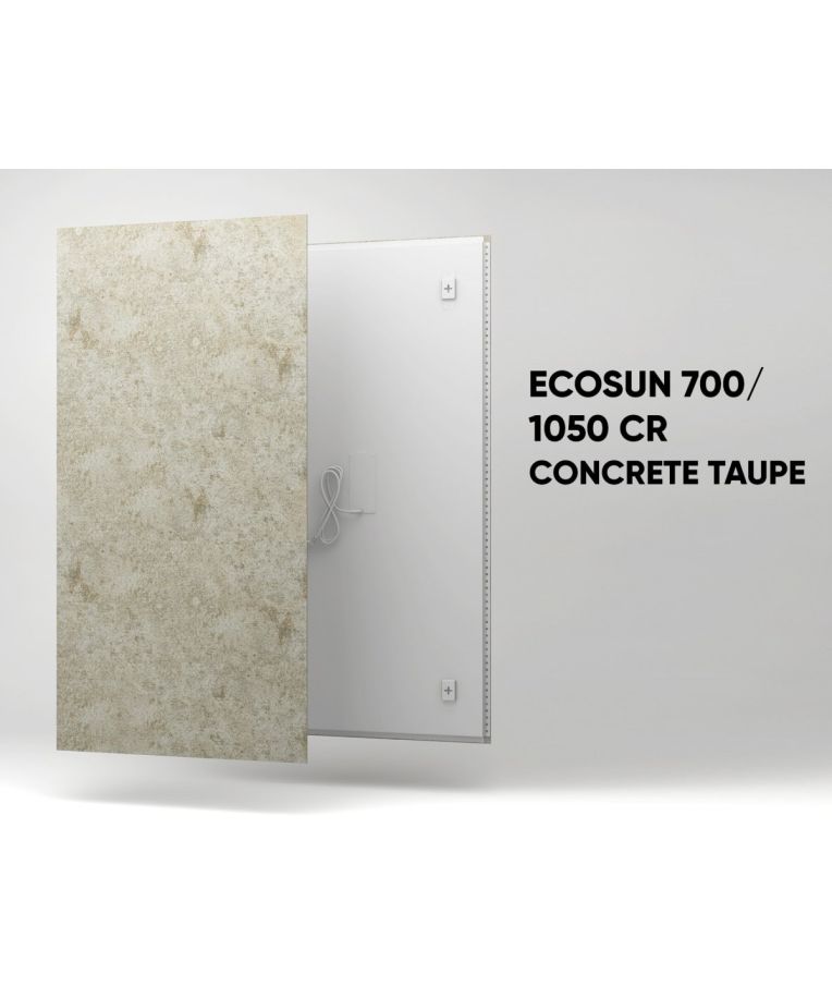Keramikinės natūralaus šildymo plokštės ECOSUN CR Concrete taupe 4