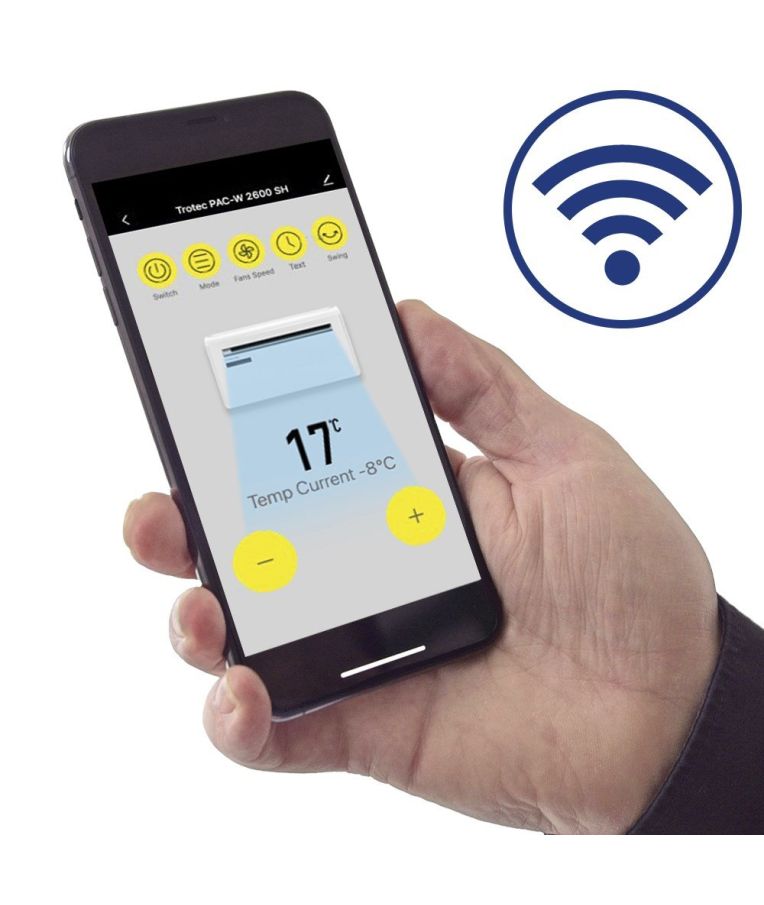 Oro kondicionierius monoblokas (be išorinio bloko) Trotec PAC-W 2600 SH 8