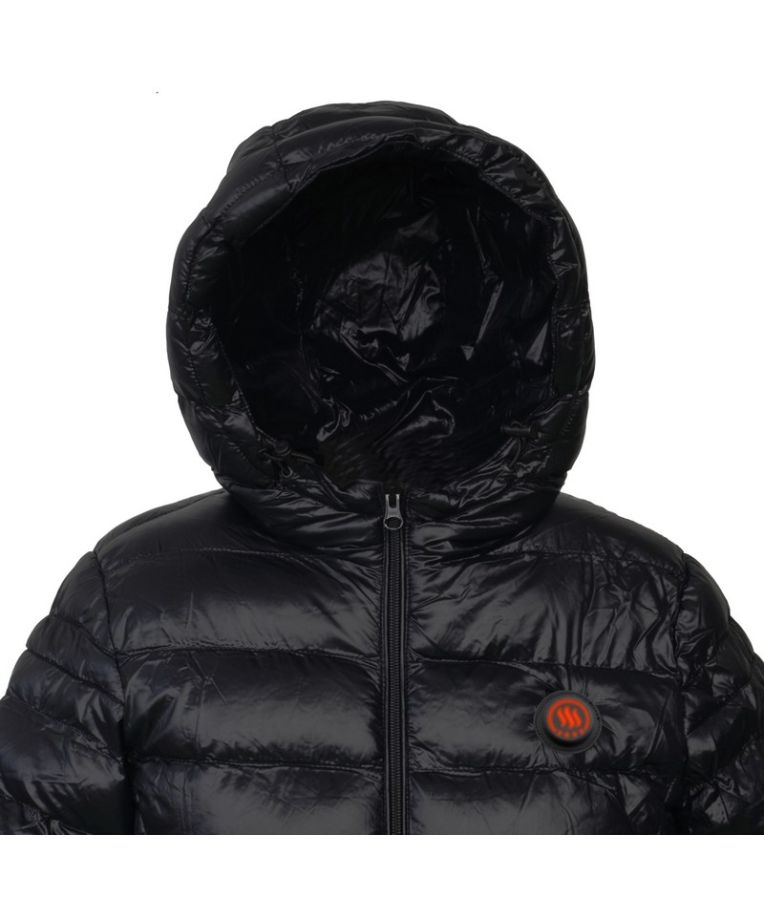 Šildoma moteriška striukė Glovii GTFB su baterija, juoda 3