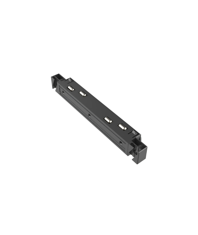 Tiesi magnetinio bėgelio jungtis Braytron M20 ST01, 48 V DC, juoda 1