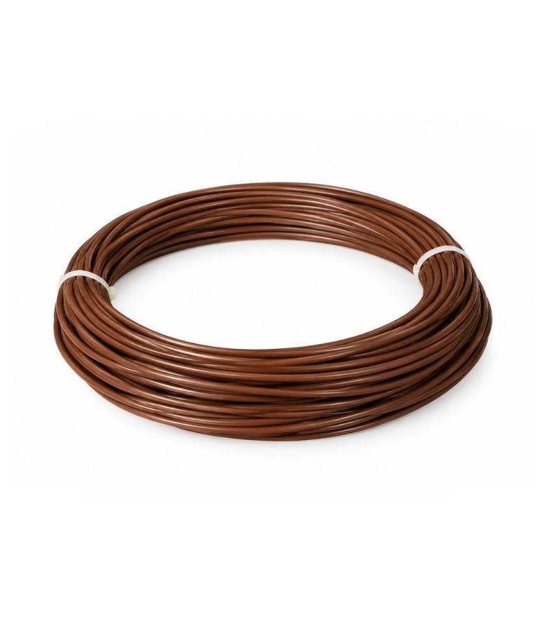 Viengyslis elektros laidas AV 1,5 mm², rudas