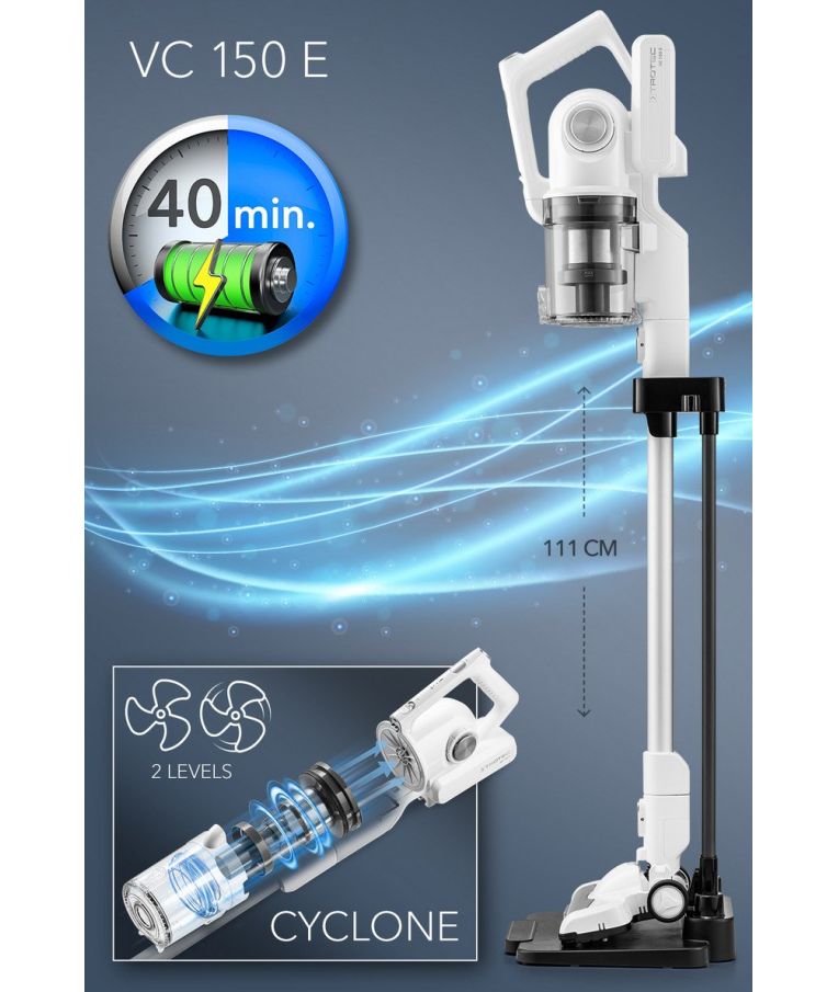 Belaidis dulkių siurblys - šluota Trotec VC 155 E (prekė su trūkumais) 15