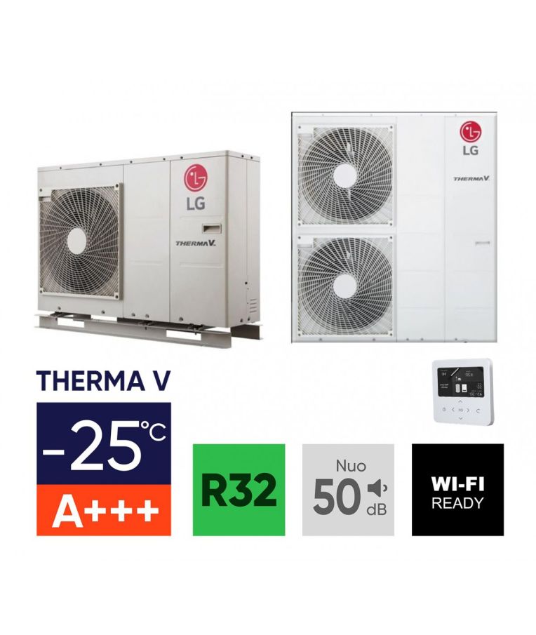 Monoblokiniai šilumos siurbliai oras-vanduo LG Therma V 1