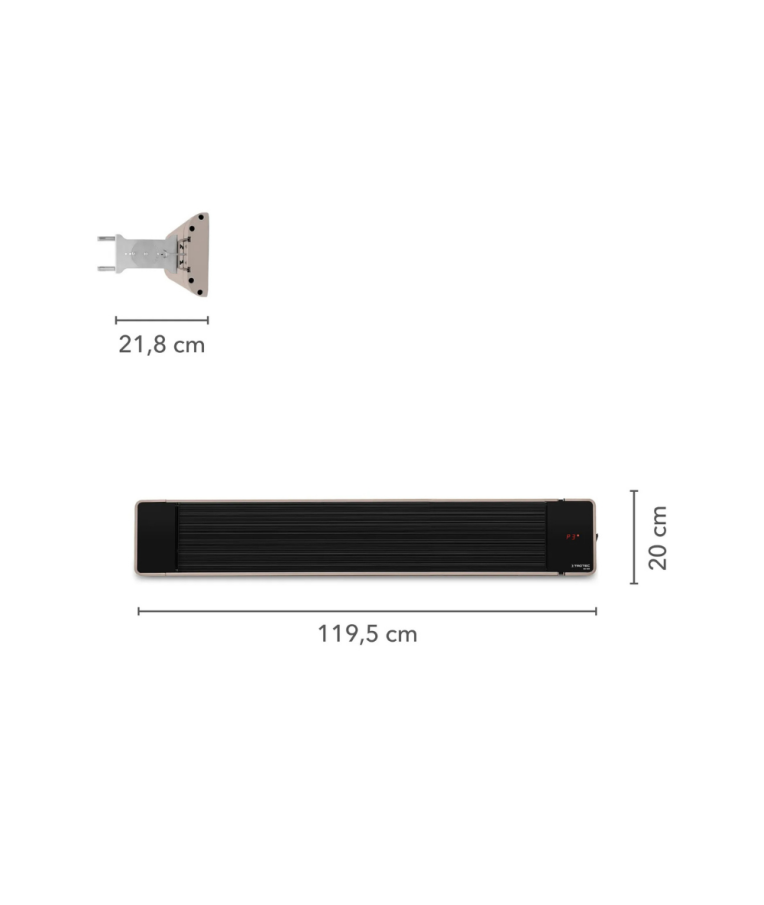 Infraraudonųjų spindulių šildytuvas Trotec IRD 1800 8