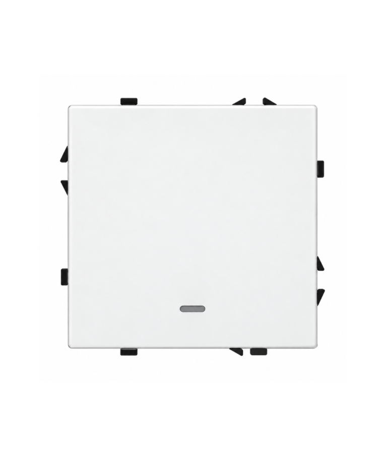 Vienpolis išmanus mechaninis jungiklis Feelspot FSMJZ1W Zigbee, Tuya, 1000W, baltas 1