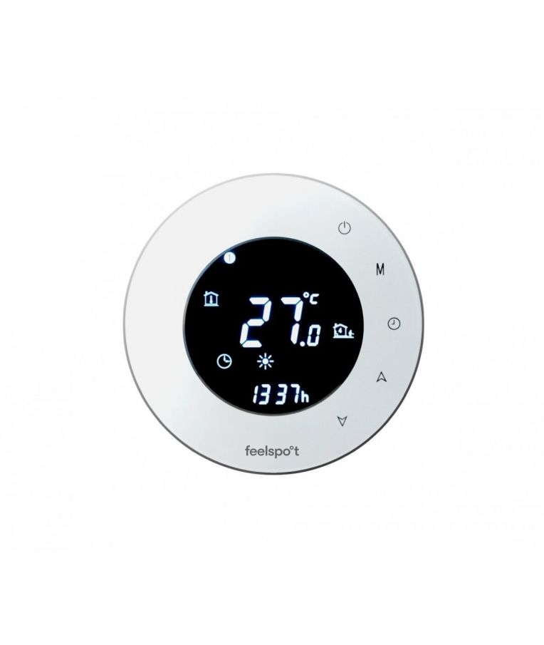 Grindinio šildymo tinklelis Warmset BLACK, 85W ir termostatas Feelspot WTH93.36