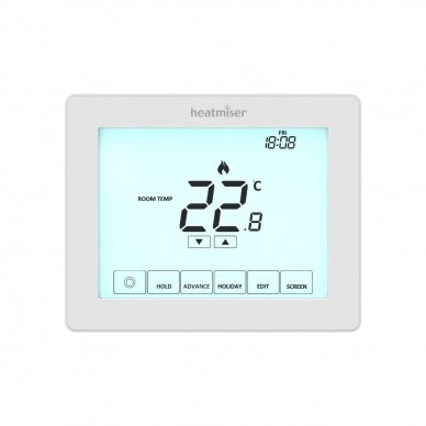Elektroninis programuojamas termostatas (termoreguliatorius) Heatmiser Touch V2 4